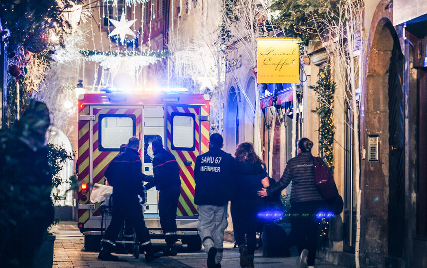 Стрельба на рождественской ярмарке в Страсбурге произошла вечером 11 декабря. Фото AFP