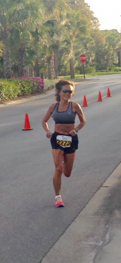 Джинни Райс на трассе. Фото предоставила Джинни Райс