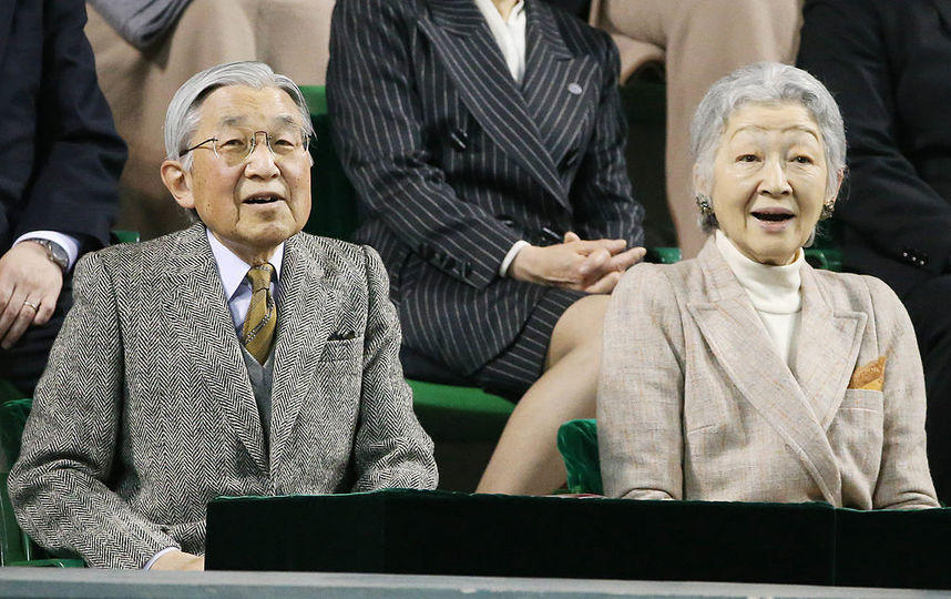 Император Японии Акихито с женой Сёда Митико. Фото Getty