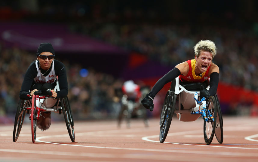 Марике ведёт борьбу за медаль. Фото Getty