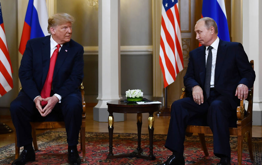 Встреча Путина и Трампа в Хельсинки. Фото AFP