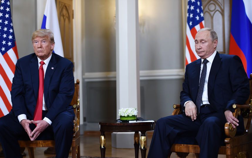 Встреча Путина и Трампа в Хельсинки. Фото AFP