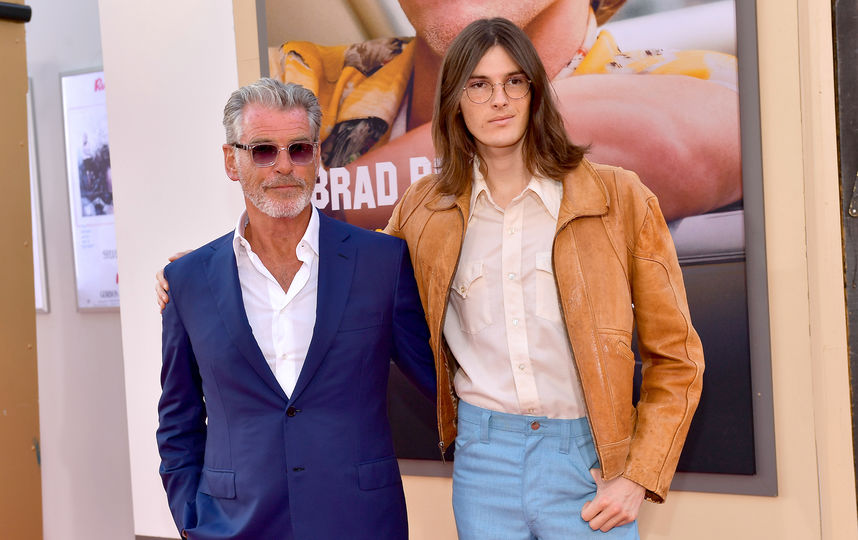 Актёр Пирс Броснан и его сын Дилан. Фото Getty