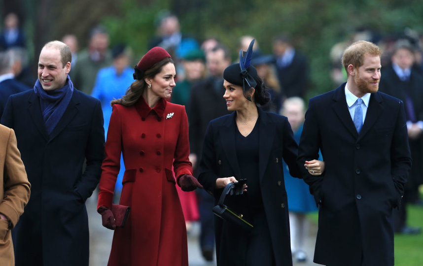 Герцоги Сассекские и Кембриджские. Фото Getty