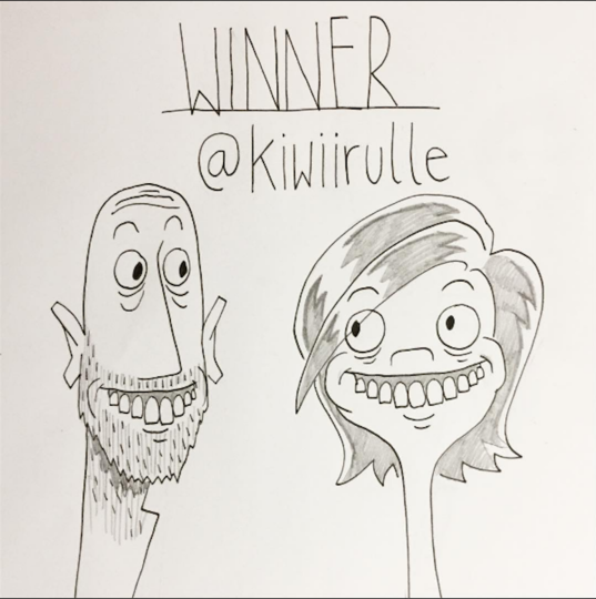 Рисунок Пита. Фото Скриншот Instagram/kellie_and_pete