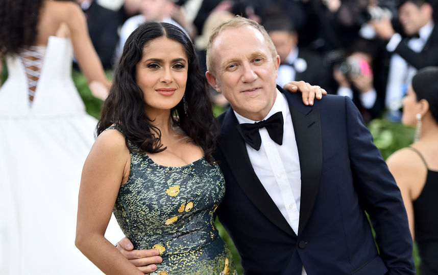 Сальма Хайек с мужем. Фото Getty