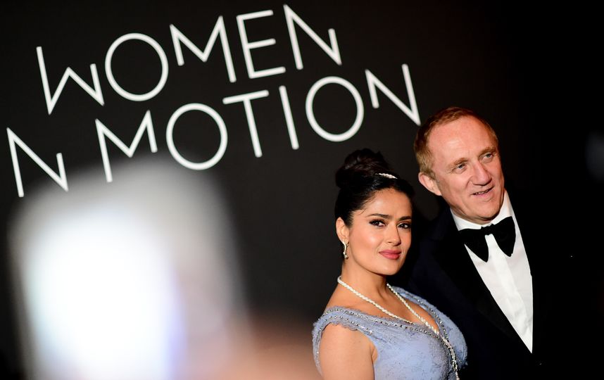 Сальма Хайек с мужем. Фото Getty