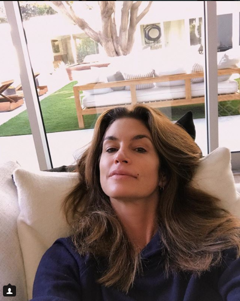 Скриншот instagram.com/cindycrawford/?hl=ru.