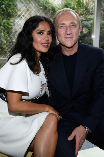 Сальма Хайек с мужем. Фото Getty