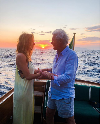 Алехандра Сильва и Ричард Гир. Фото www.instagram.com/alejandragere