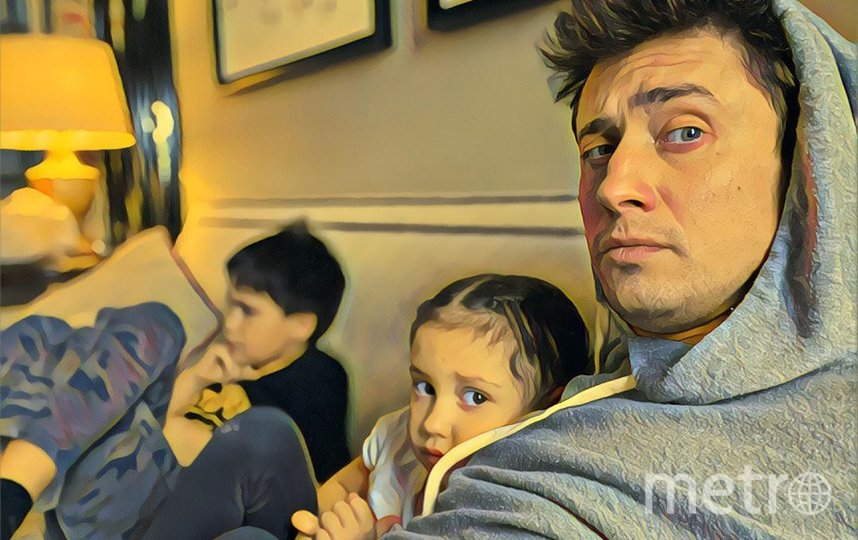 Павел Прилучный с детьми. Фото www.instagram.com/bugevuge/, "Metro"