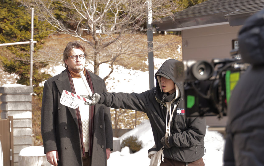 Александр Домогаров на съемках фильма "Пальма". Фото "Марс Медиа"