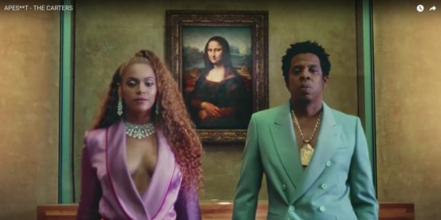 Новый клип на песню, в которой Бейонсе и Jay-Z рассказывают о том, какого успеха, богатства и признания они добились, проводит зрителя по нескольким залам Лувра.