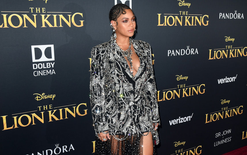 Бейонсе на мировой премьере фильма "Король Лев" в Голливуде, 2019. Фото Getty