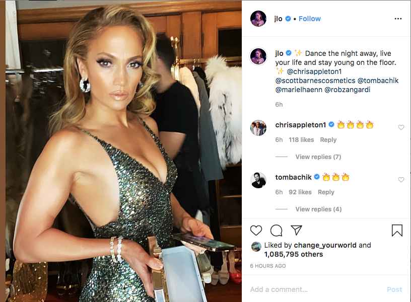 Дженнифер Лопес. Архивное фото. Фото скриншот instagram @jlo