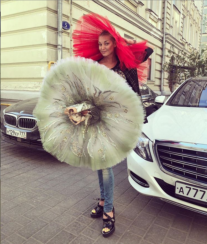 Анастасия Волочкова. Фото скриншот: instagram.com/volochkova_art