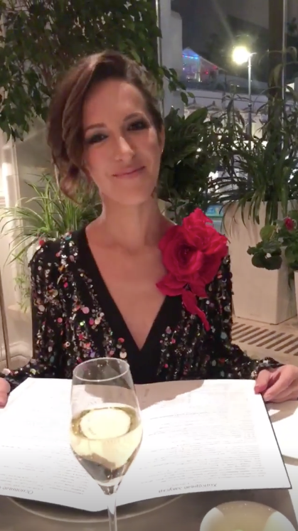 Матильда Шнурова на вечеринке в честь 10-летия Tatler. Фото instagram/xenia_sobchak, Stories