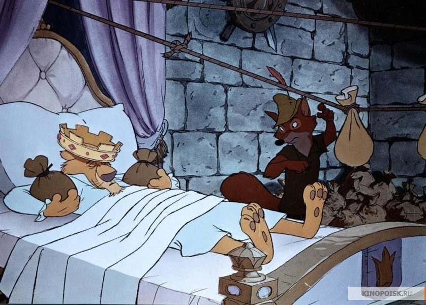 Кадры из мультфильма "Робин Гуд". Фото kinopoisk.ru
