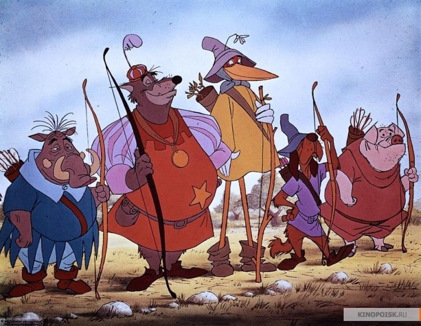 Кадры из мультфильма "Робин Гуд". Фото kinopoisk.ru