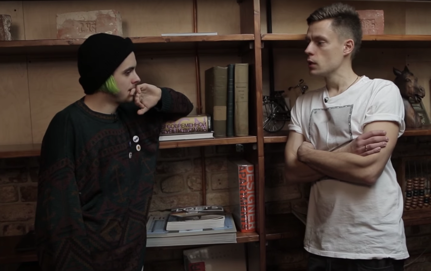 Кирилл Бледный и Юрий Дудь. Фото Скриншот Youtube