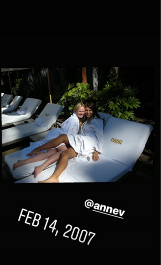 Ирина Шейк с моделью Анной Вьялицыной, известной под именем Anne V. Фото Instagram @irinashayk