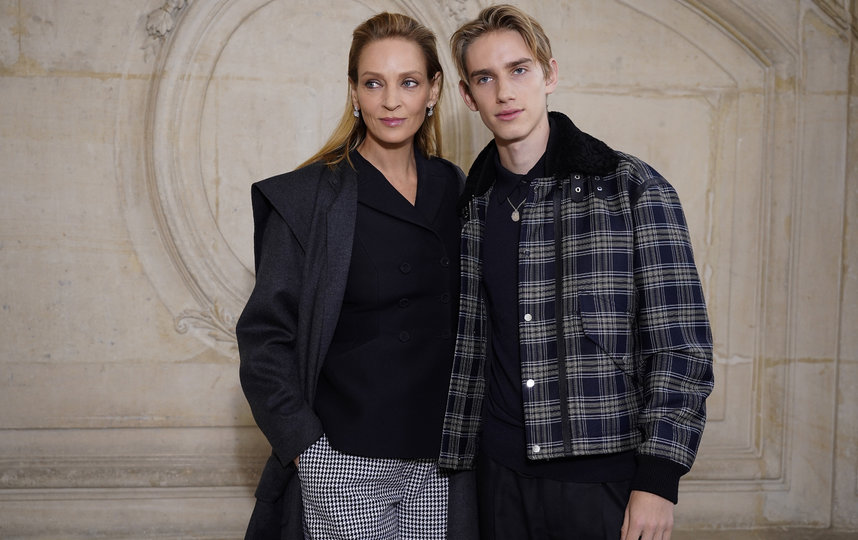 Ума с сыном Левоном. Фото Getty