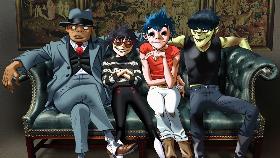 Группа Gorillaz дала своё первое живое интервью
