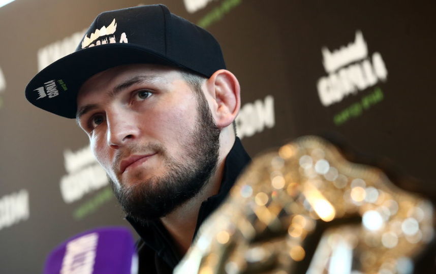 Российский чемпион UFC  в лёгком весе Хабиб Нурмагомедов. Фото Getty