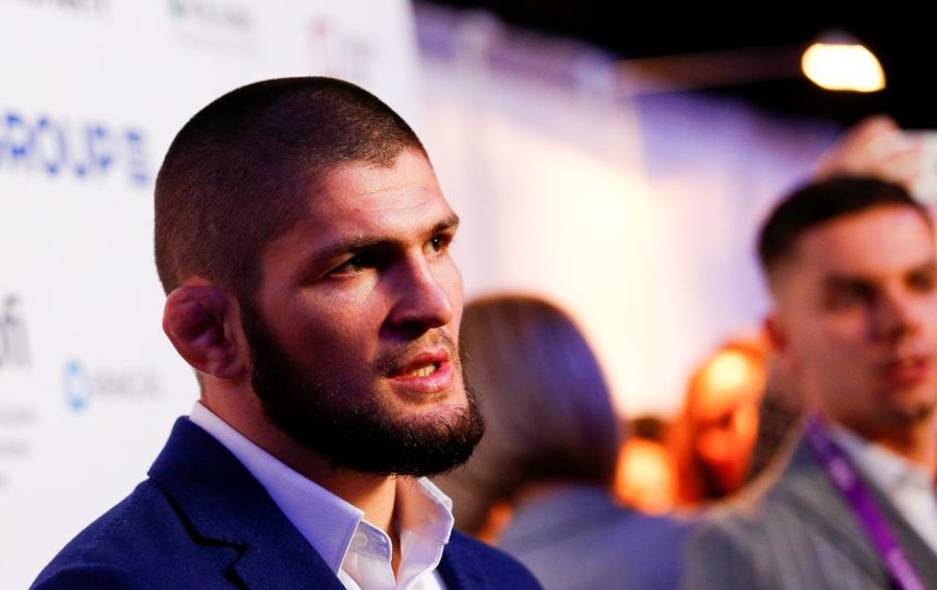 Российский чемпион UFC  в лёгком весе Хабиб Нурмагомедов. Фото Getty