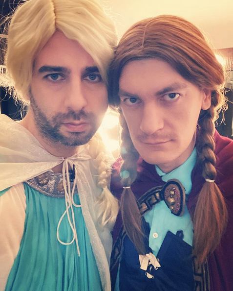 Иван Ургант и Александр Гудков. Фото скриншот: instagram.com/urgantcom/