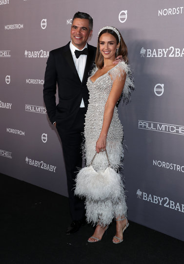 Джессика Альба с мужем Кэшем Уорреном. Фото Getty