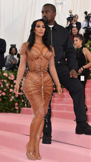 Ким Кардашьян на ковровой дорожке Met Gala-2019. Фото AFP