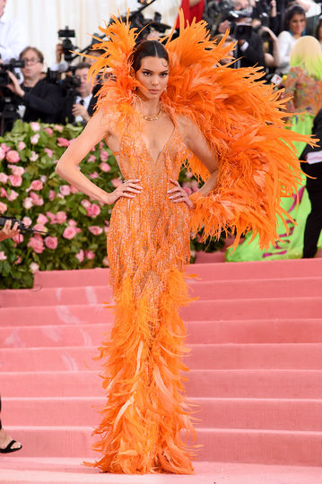 Кендалл Дженнер на ковровой дорожке Met Gala-2019. Фото AFP