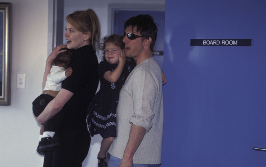 Николь Кидман и Том Круз с дутьми. Фото Getty