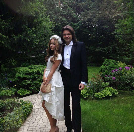 Дмитрий Маликов с дочерью Стефанией. Фото Instagram Стефании Маликовой.