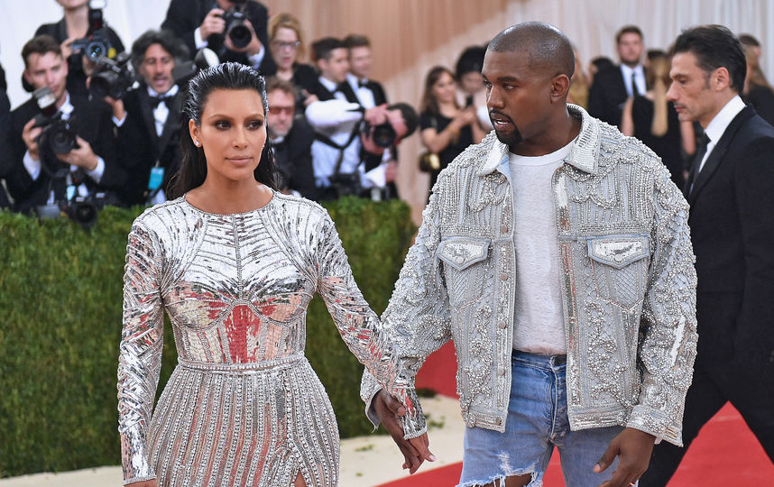 Ким Кардашьян и Канье Уэст. Фото Getty