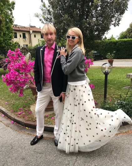 Яна Рудковская и Евгений Плющенко. Фото Instagram Яны Рудковской
