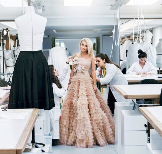 Яна Рудковская в том самом платье от Dior. Фото Instagram Яны Рудковской