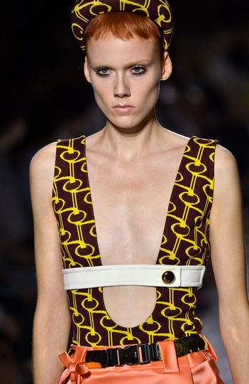 Показ Prada на Неделе моды в Милане. Фото AFP