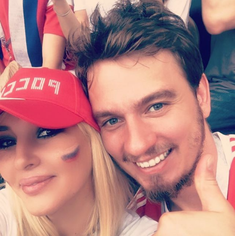 Лера Кудрявцева с мужем Игорем Макаровым. Фото www.instagram.com/leratv