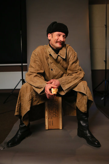 Почтальон Печкин (Дмитрий Сидоркевич) в студии «Союзмультфильм». Фото Василий Кузьмичёнок