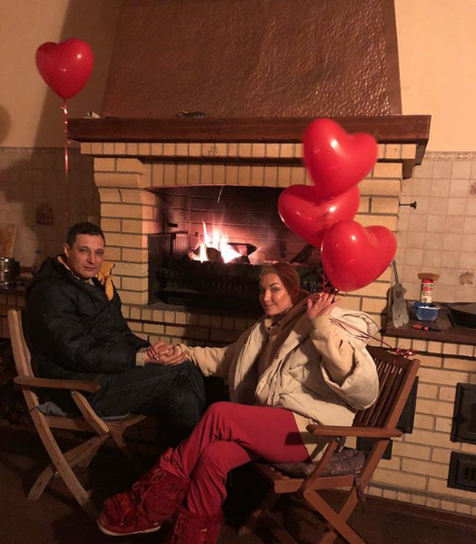 Анастасия Волочкова с Михаилом. Фото Скриншот Instagram: volochkova_art