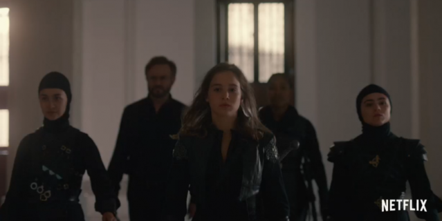 Кадр из сериала "Монахиня-воин".