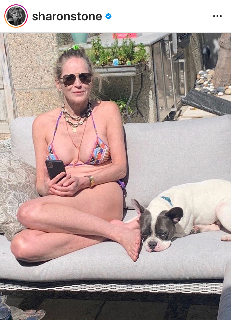 Шэрон Стоун. Фото скриншот instagram @sharonstone