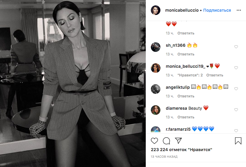 Моника Беллуччи снялась в откровенной фотосессии для модного журнала