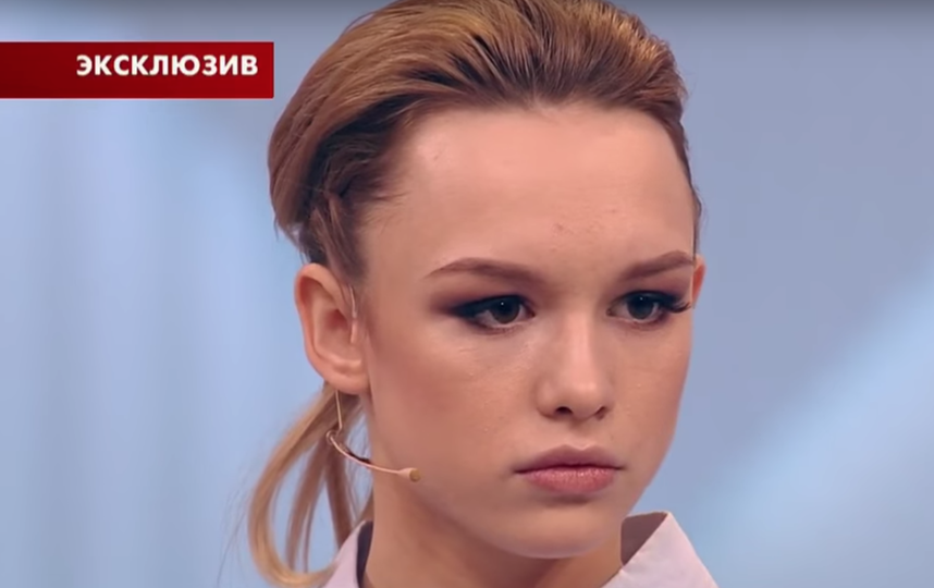 Диана Шурыгина на программе "Пусть говорят" на Первом канале. Фото Скриншот Youtube