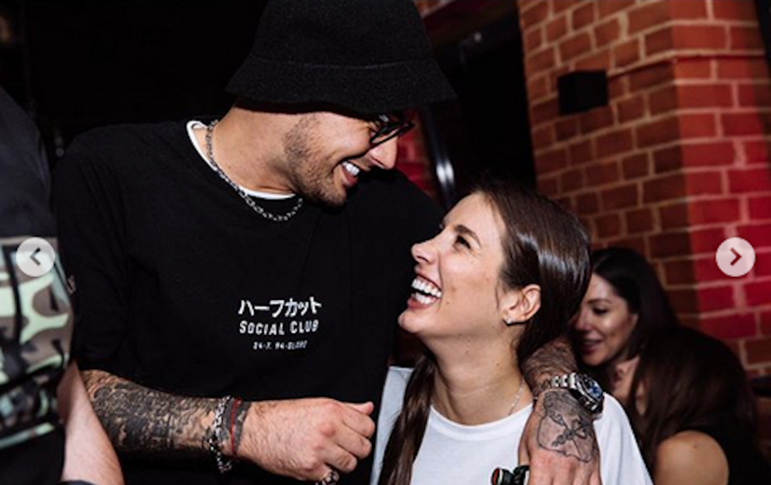 Гуф и Кети Топурия. Фото скриншот: instagram.com/therealguf/