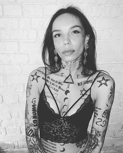 Леся. Фото скриншот: instagram.com/saint_luc1fer/