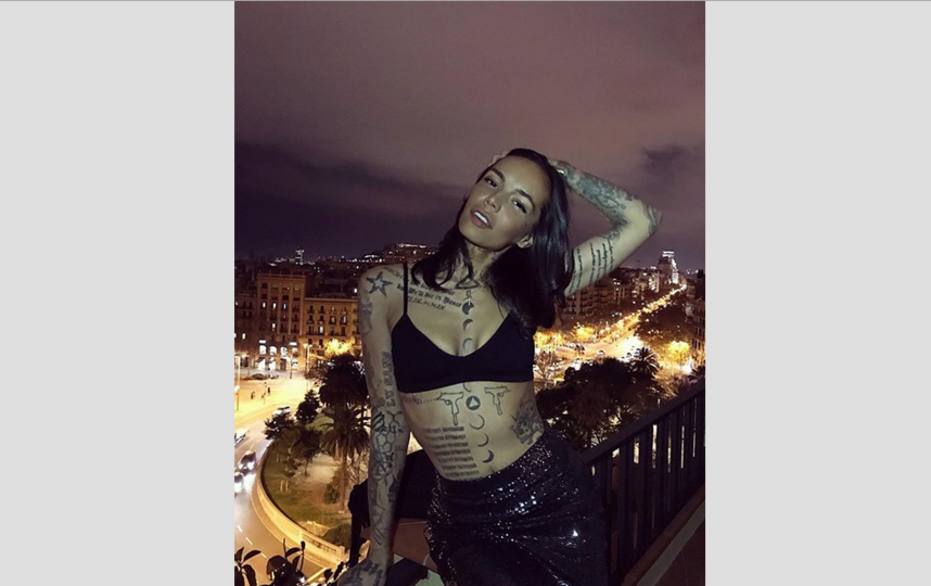 Леся. Фото скриншот: instagram.com/saint_luc1fer/