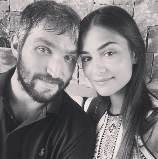 Анастасия Шубская и Александр Овечкин. Фото www.instagram.com/nastyashubskaya